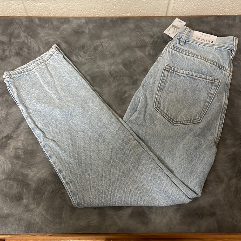 Pacsun High Rise Straight Light Blue size 23 Jeans